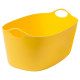 Гибкая корзина для белья (внутри/снаружи), желтая, TORKIS 505.791.64