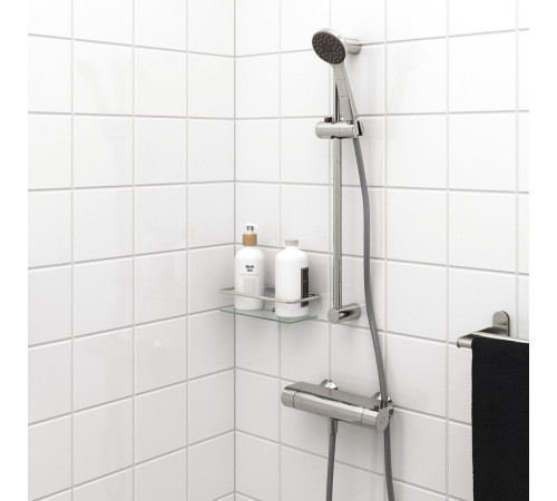 Drążek z słuchawką prysznicową, chrom VALLAMOSSE 103.496.60