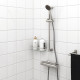 Drążek z słuchawką prysznicową, chrom VALLAMOSSE 103.496.60