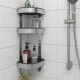 Угловая настенная полка, нержавеющая сталь BROGRUND 304.089.79