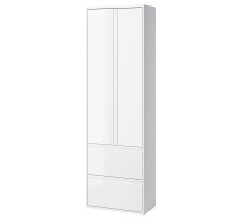 Szafka wysoka z drzwiami/szufladami, połysk biały ÄNGSJÖN 205.531.65