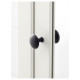Высокий шкаф с зеркалом, белый, HEMNES 702.176.85
