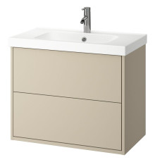 Szaf umyw z szufladami/umyw/bateria, beżowy HAVBÄCK / ORRSJÖN 395.139.90
