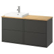 Szafka pod umyw/umywalka/bateria, ciemnoszary/bambus HAVBÄCK / ORRSJÖN 595.285.23