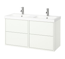 Szafka umywalkowa/umywalka/baterie, biały HAVBÄCK / ORRSJÖN 695.285.32