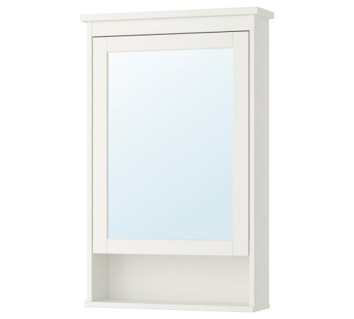 Szafka z lustrem i drzwiami, biały HEMNES 702.176.71