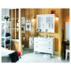 Szafka z lustrem i drzwiami, biały HEMNES 802.176.75