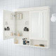 Szafka z lustrem i drzwiami, biały HEMNES 802.176.75