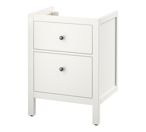 Szafka pod umywalkę z 2 szufladami, biały HEMNES 502.176.67