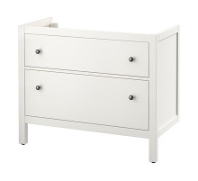 Szafka pod umywalkę z 2 szufladami, biały HEMNES 902.176.65