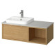 Szafka pod umyw/umywalka/bateria, imit. dębu/szary imitacja kamienia ÄNGSJÖN / BACKSJÖN 695.284.57