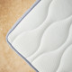 Materac, sprężyny kieszeniowe, średnio twardy/jasnoniebieski VÅGSTRANDA 104.507.71