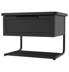 Настенная прикроватная тумбочка, антрацит GRÅFJÄLLET 006.031.14