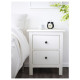 Комод, 2 ящика, белая морилка HEMNES 802.426.27