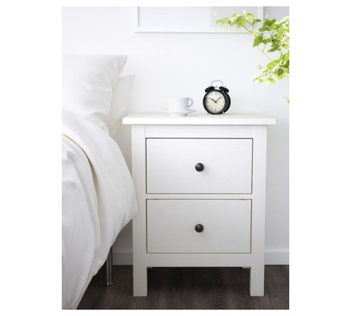 Комплект мебели для спальни из 3 предметов, белый цвет, HEMNES 294.834.27