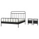 Комплект мебели для спальни, 3 предмета, антрацит STJÄRNÖ / GRÅFJÄLLET 995.776.39