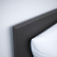 Łóżko, czarnybrąz/Vesteröy twardy MALM 295.368.26