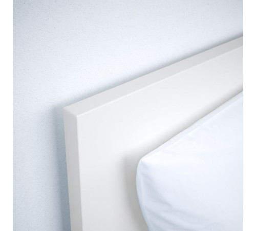 Łóżko, biały/Vesteröy twardy MALM 695.368.29