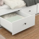 Rama leżanki z 3 szufladami, biały HEMNES 903.493.26