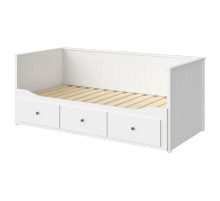 Rama leżanki z 3 szufladami, biały HEMNES 903.493.26