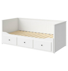 Rama leżanki z 3 szufladami, biały HEMNES 903.493.26