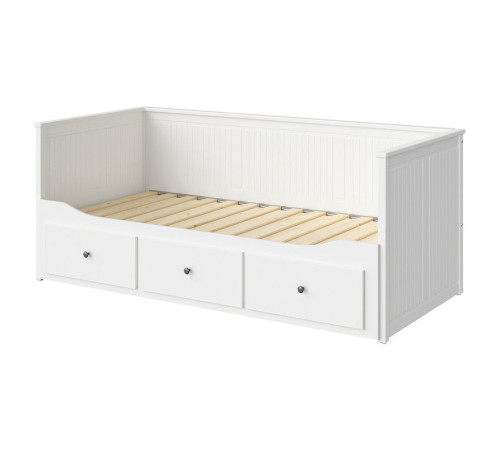 Rama leżanki z 3 szufladami, biały HEMNES 903.493.26