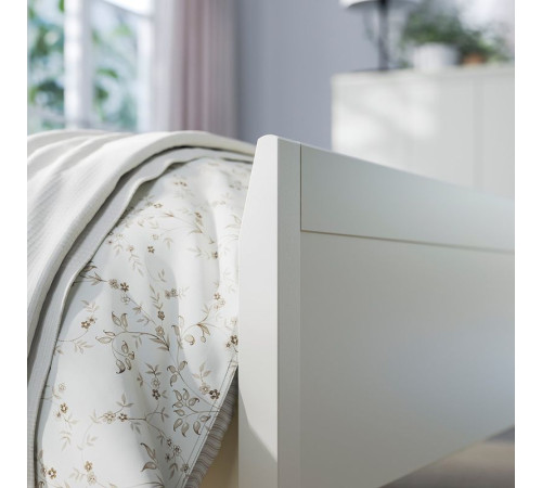 Rama łóżka, biały/Lönset IDANÄS 093.921.93
