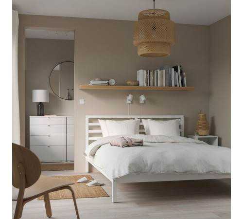 Rama łóżka, biała bejca TARVA 095.539.73