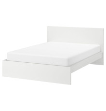 Rama łóżka, wysoka, biały/Luröy MALM 290.024.33
