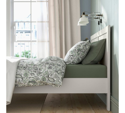 Rama łóżka, kremowy/Lönset FÅGELFJÄLLET 496.209.75