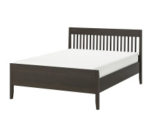 Rama łóżka, ciemnobrązowy/Lönset IDANÄS 593.921.95