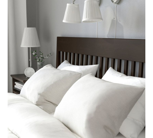Rama łóżka, ciemnobrązowy/Lönset IDANÄS 593.921.95