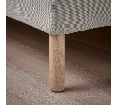 Tapicerowana rama łóżka, Diseröd brązowy SAGESUND 104.903.76