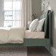 Tapicerowana rama łóżka, Kulsta szarozielony/Luröy TÄLLÅSEN 895.147.51