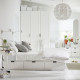 Rama łóżka z szufladami, biały NORDLI 403.498.47