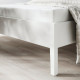 Rama łóżka z 4 pojemnikami, biały/Lönset GULLABERG 796.147.51