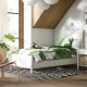 Rama łóżka z szufladami, kremowy/Leirsund TONSTAD 994.966.24
